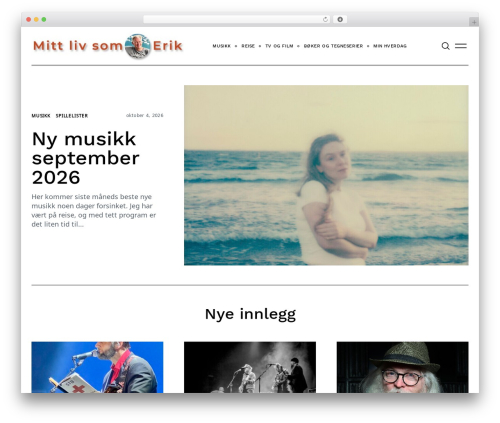 WordPress theme NeoMag - erikvalebrokk.no