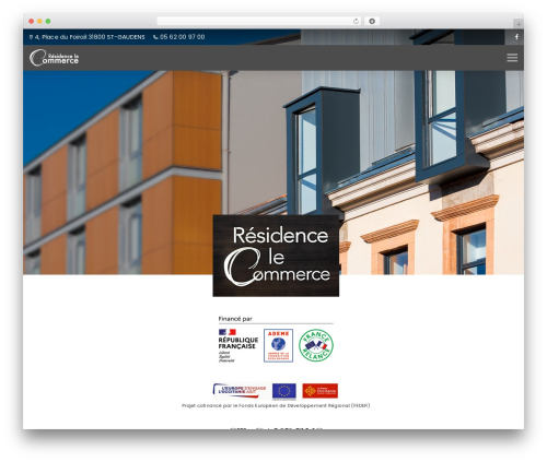 WordPress theme Sonora - www.residencescommerce31.com