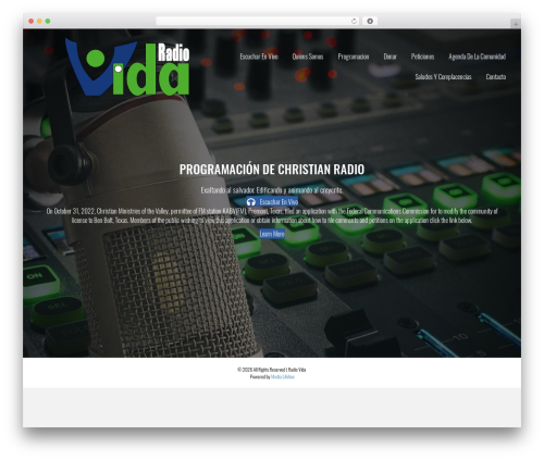 Beaver Builder Theme WordPress theme - radiovida.com