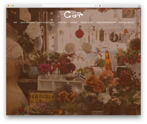 Cor WordPress theme design - corcorcor.net