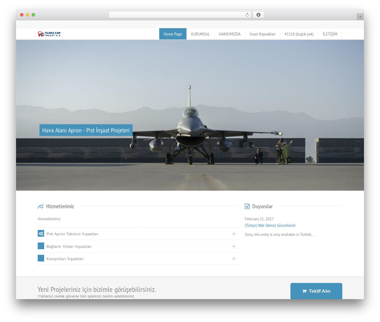RT-Theme 18 WordPress theme - yilmazcaminsaat.com
