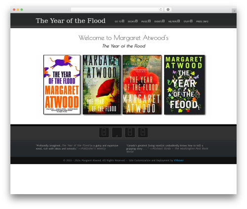 Simplify  Extend WP theme - yearoftheflood.ca