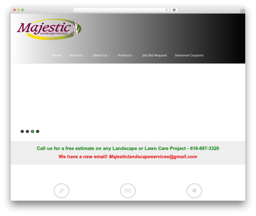 Theme WordPress Asteria Lite - majesticlandscapeservices.com
