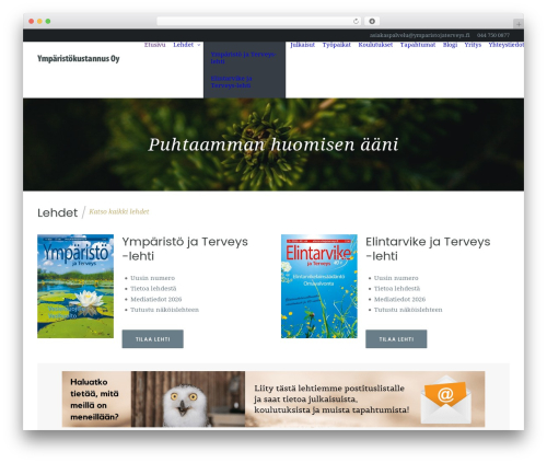 Uncode js_composer WordPress plugin - ymparistojaterveys.fi