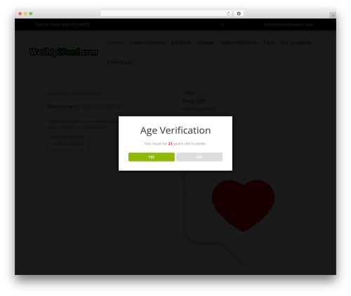 Cartpops pro WordPress plugin - weshipweed.com