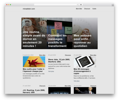WordPress theme Hostinger Affiliate theme - minadeter.com