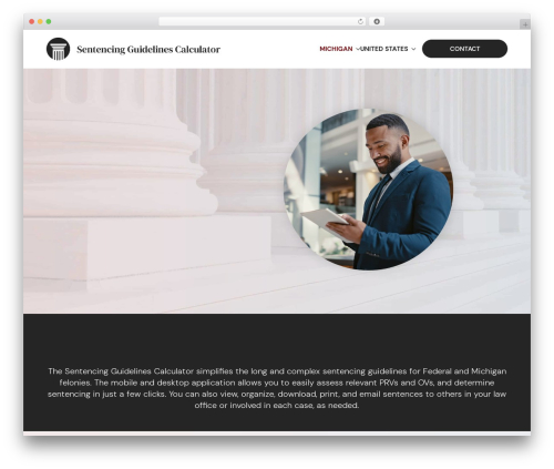Best WordPress theme Breakdance Zero Theme - sentencingguidelinescalculator.com