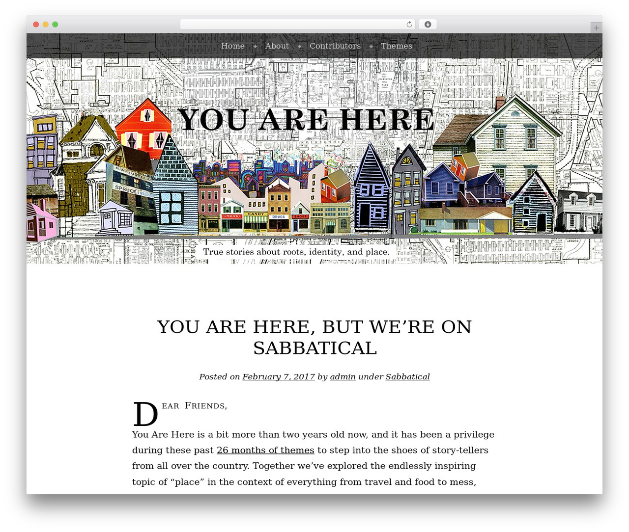 Book Lite theme WordPress - youareherestories.com Book Lite theme WordPress - youareherestories.com