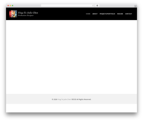 Create WordPress theme - yingjuliechen.com