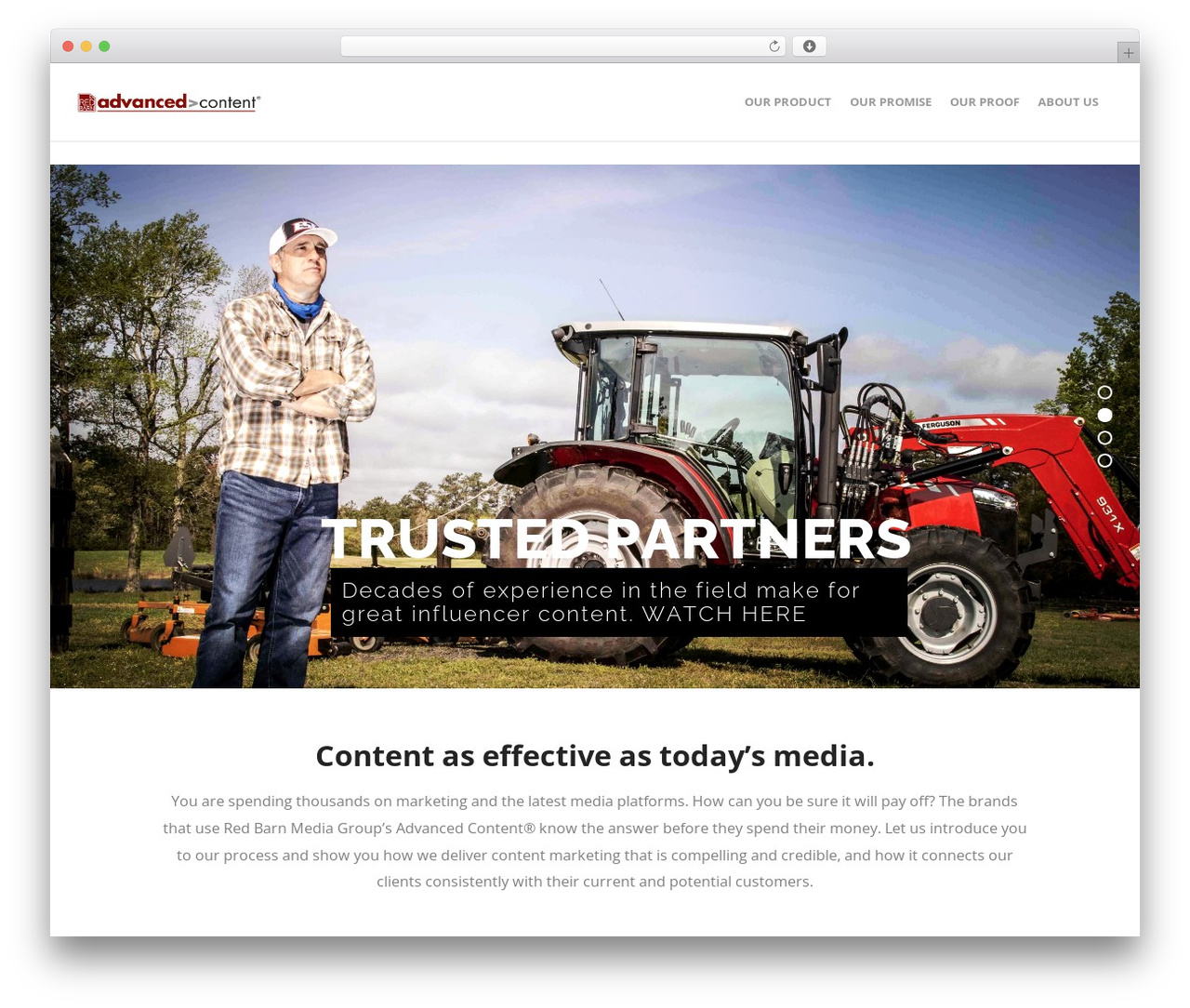 Create WordPress theme - advancedcontent.com