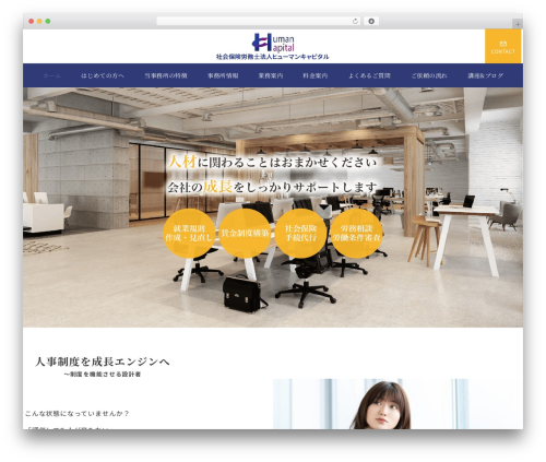 Emanon Premium WordPress page theme - hrm-solution.jp