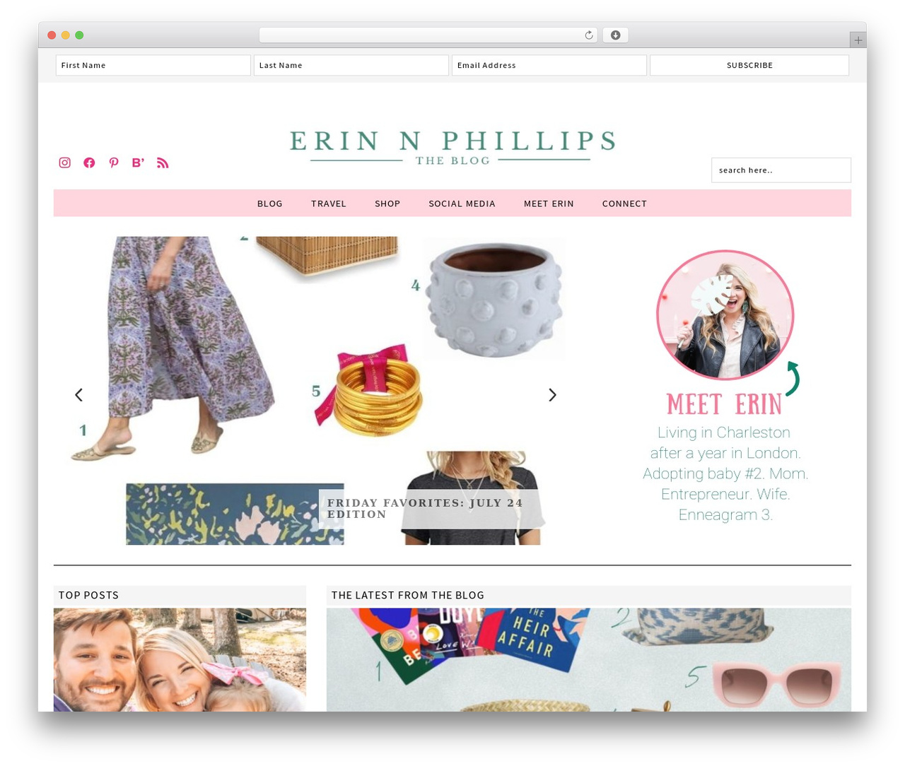 Fun WordPress Theme WordPress page theme - erinnphillips.com Fun WordPress Theme WordPress page theme - erinnphillips.com