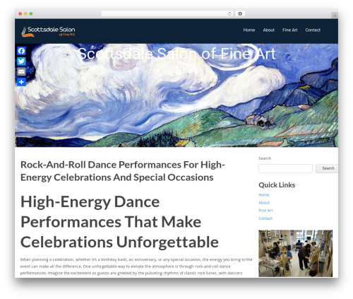 Hakeem WordPress theme - scottsdalesalonoffineart.com
