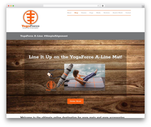Marketpress WordPress plugin - yogaforce.com