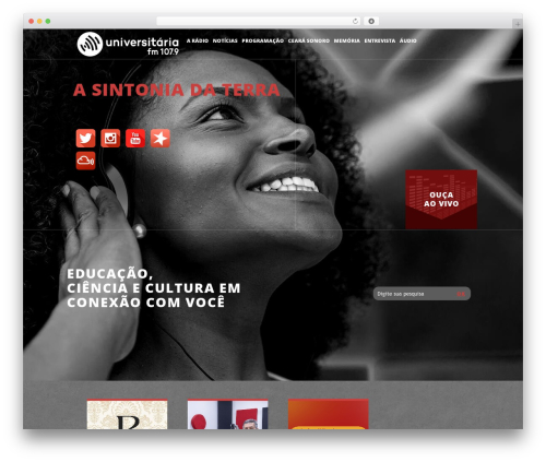 WordPress theme cherry - radiouniversitariafm.com.br