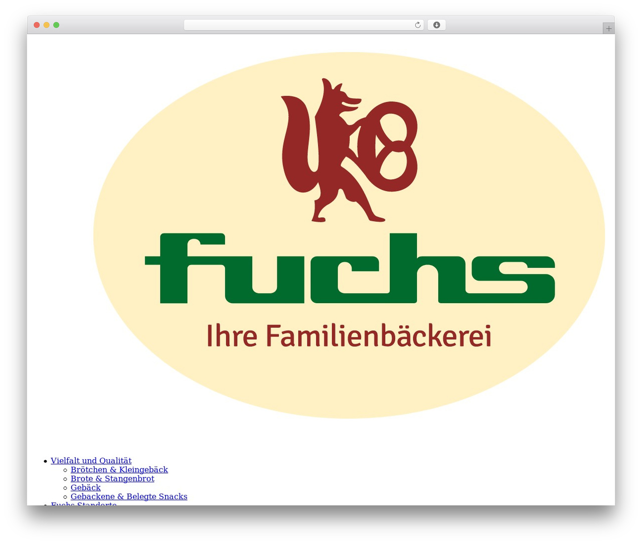 WordPress theme ADALIS Basic Theme - baeckerei-fuchs.de WordPress theme ADALIS Basic Theme - baeckerei-fuchs.de