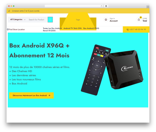 WordPress theme Electio - electro-boxpro.fr