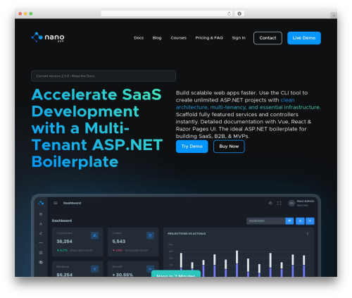 WordPress theme Nano - aspnano.com