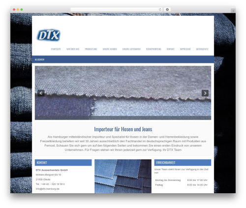 WordPress theme Optimum - dtx-hamburg.com