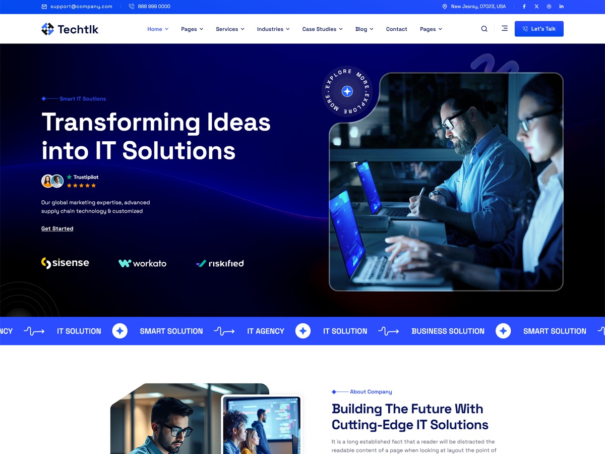 WordPress theme Techtlk WordPress theme Techtlk