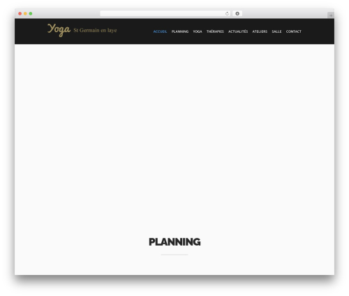 WordPress theme Xone - yoga78.fr