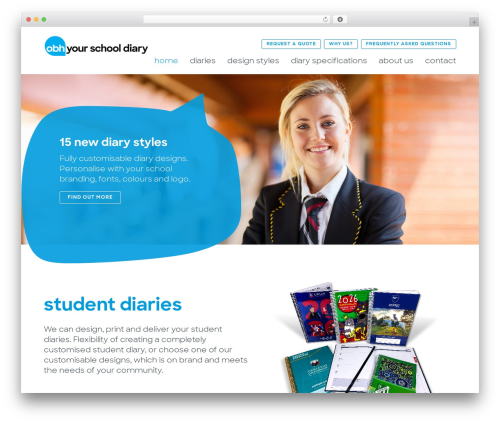Your School Diary WordPress theme - yourschooldiary.com.au