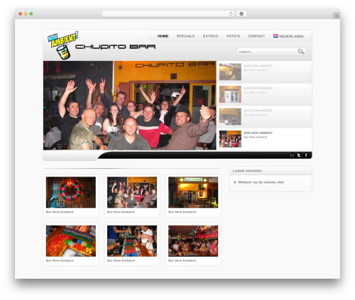 Ambitic WordPress theme design - newambient.com