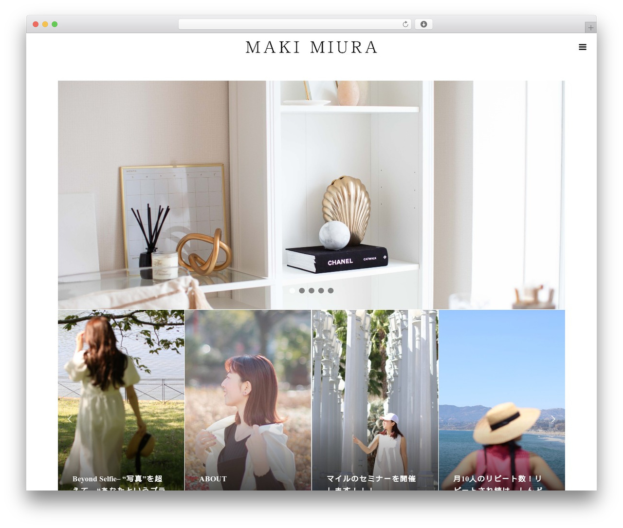 Be WordPress website theme - makippa47.com