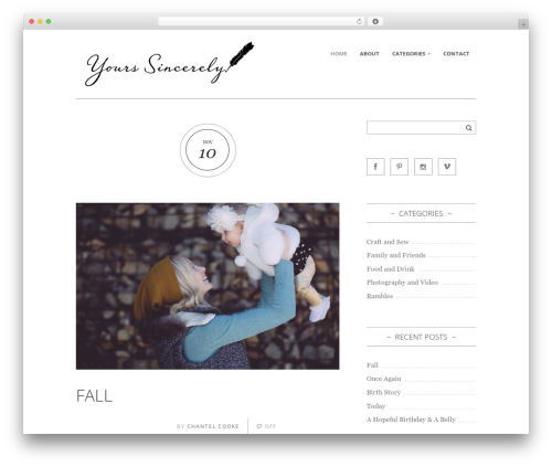 Wi portfolio WordPress plugin - yourssincerelyblog.com
