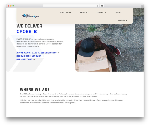 Divi theme WordPress - parcel4you.com