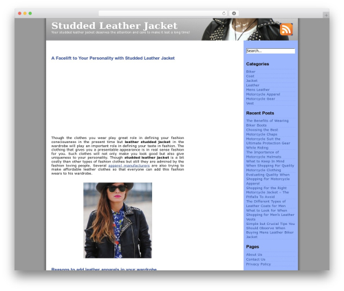 IntelliTheme WordPress theme - yourleatherapparel.com
