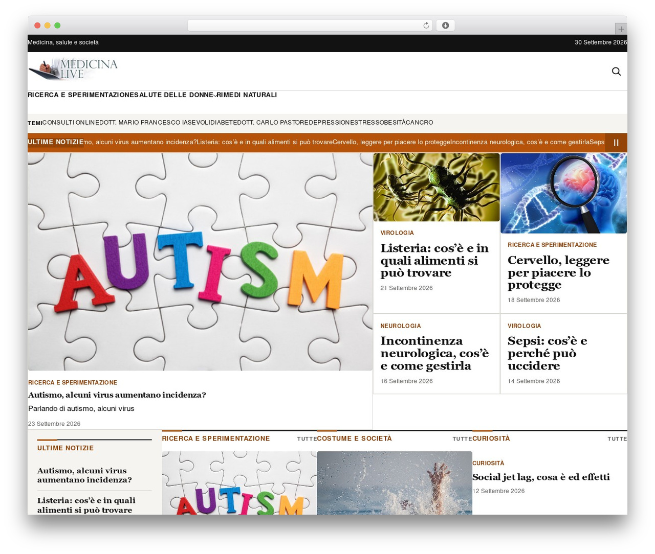 MXDesign Network WordPress theme - medicinalive.com