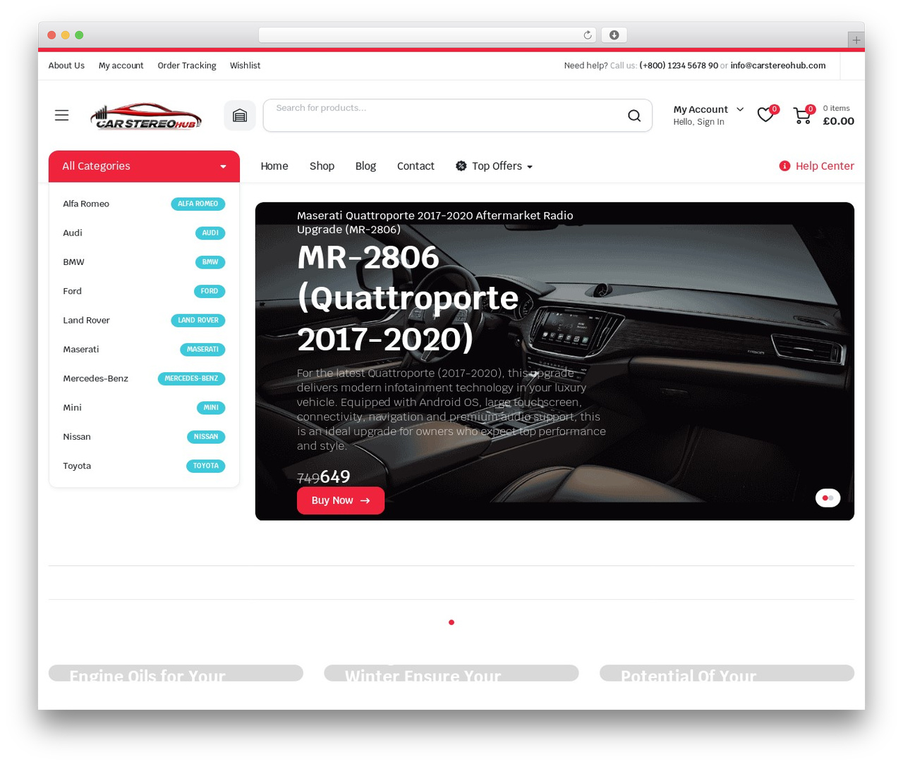 Partdo WordPress theme - carstereohub.com Partdo WordPress theme - carstereohub.com