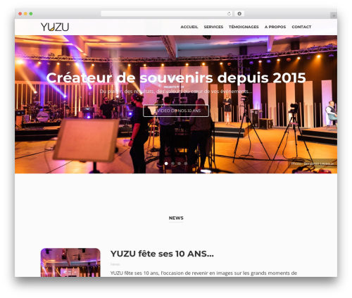 WordPress theme Beetle - yuzuevent.be