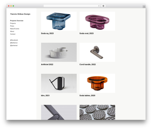 WordPress theme Touchfolio - yiannisghikas.com