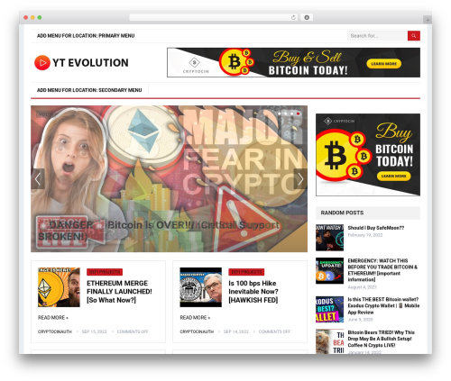 YT Evolution Theme WP theme - cryptocin.com