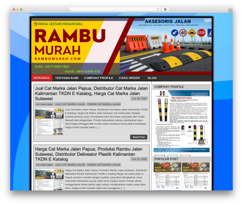 Asteroid WordPress theme free download - rambumurah.com