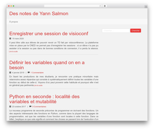 Best WordPress theme Flat Bootstrap - yannsalmon.fr Best WordPress theme Flat Bootstrap - yannsalmon.fr
