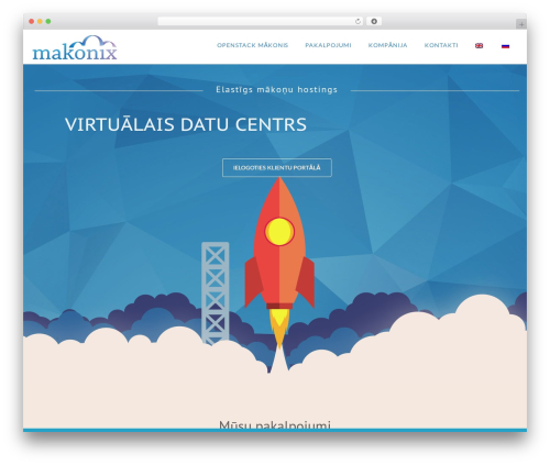 Cloudme WordPress theme - makonix.com