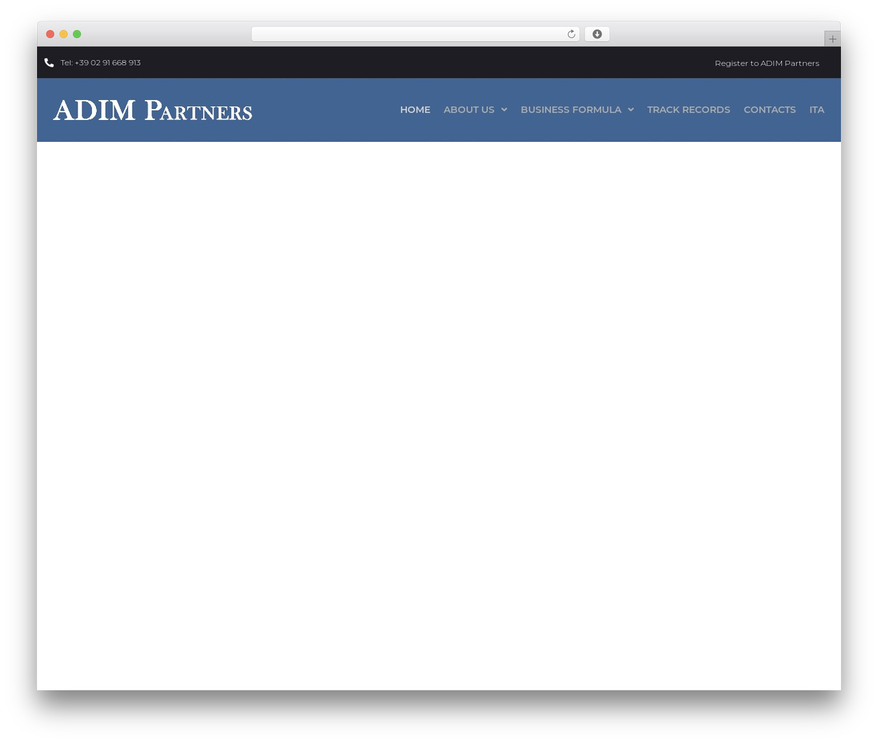 Dividenz WordPress theme - adimpartners.com