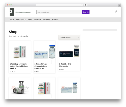 Electronics Store WordPress theme - pharmacologyusaonline.com