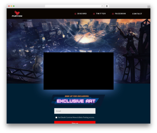 Entropia WordPress theme - deathcarnival.com