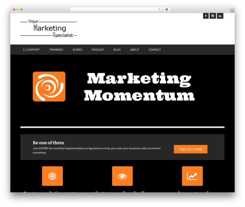 FlatOn Pro WP theme - yourmarketingspecialist.co.uk