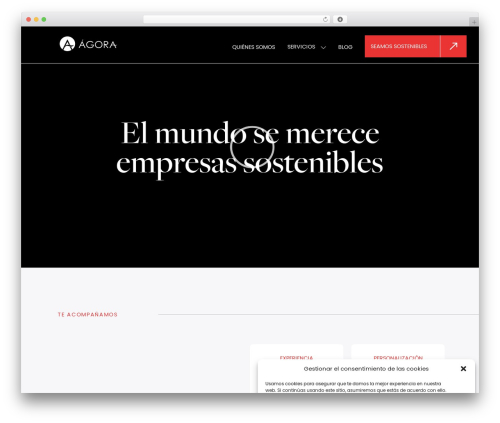GeneratePress WordPress theme - agoraconsultores.es