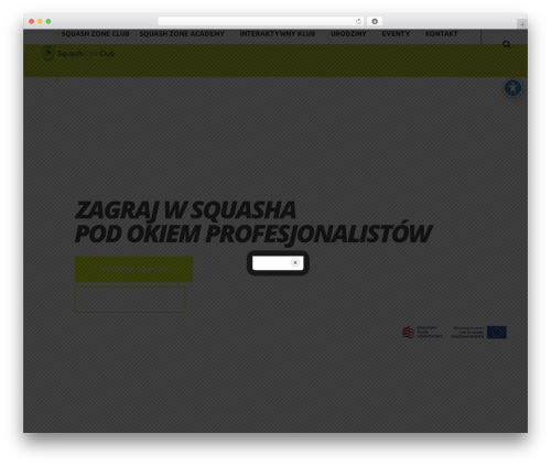 Klippe WP theme - squashzoneclub.pl