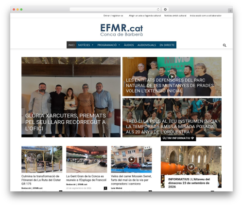 Astero WordPress plugin - efmr.cat