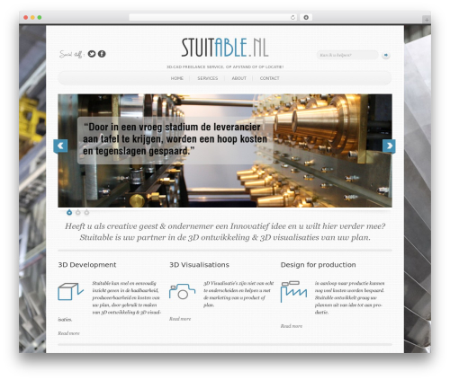 SimplenBright WordPress theme - stuitable.nl