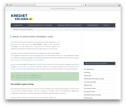 SmartMag WordPress theme - kredietkrijgen.be