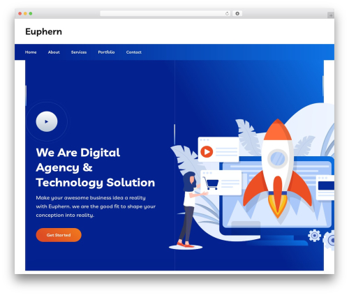 Theme WordPress Braintech - euphern.com