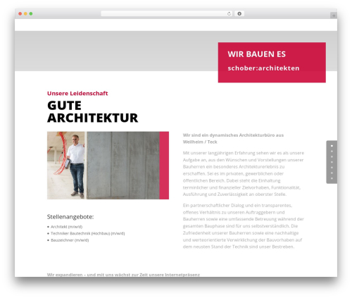 Unicorn assistant WordPress plugin - schober-architekten.de